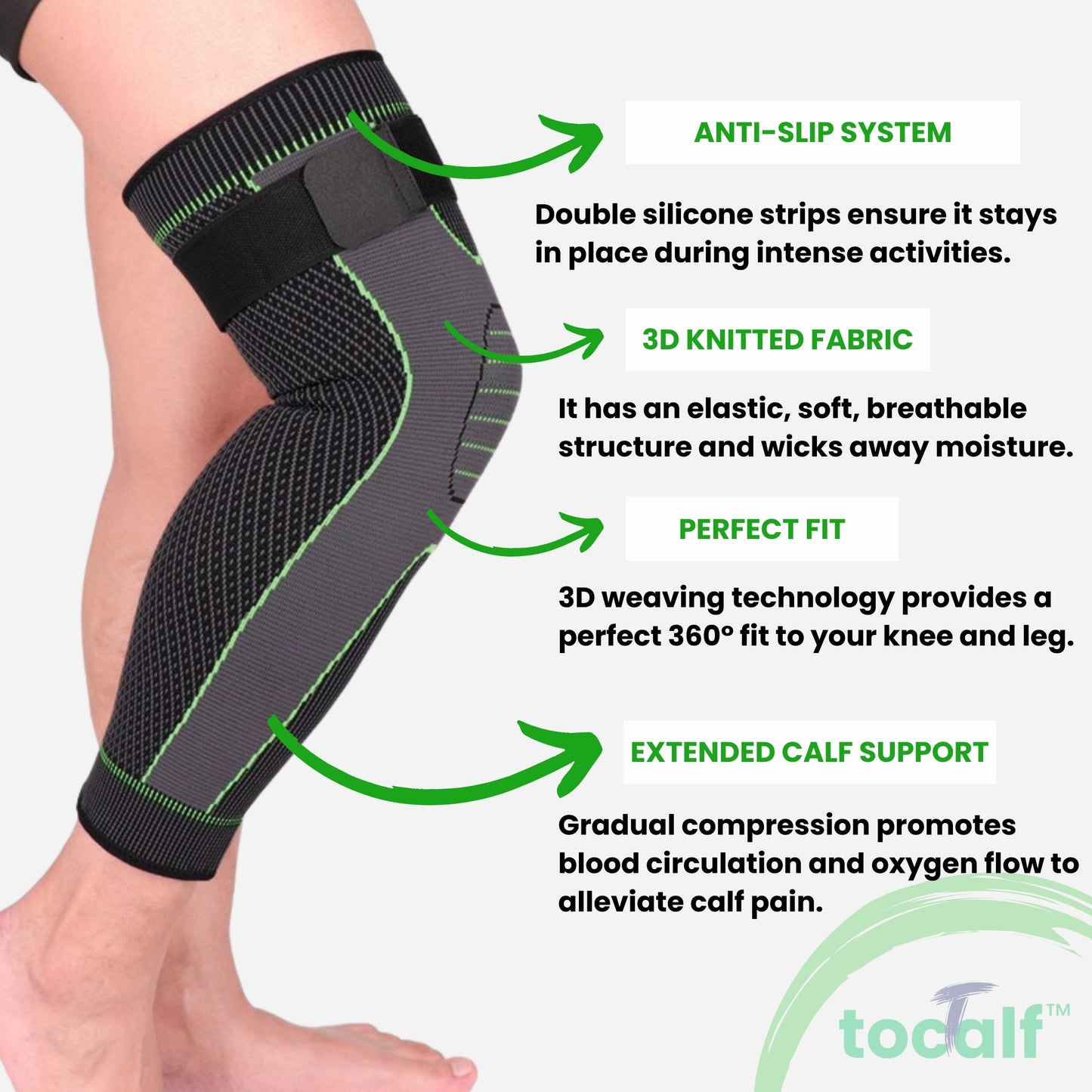 Tocalf™ Breathable Compression Knee Brace with Massage Effect