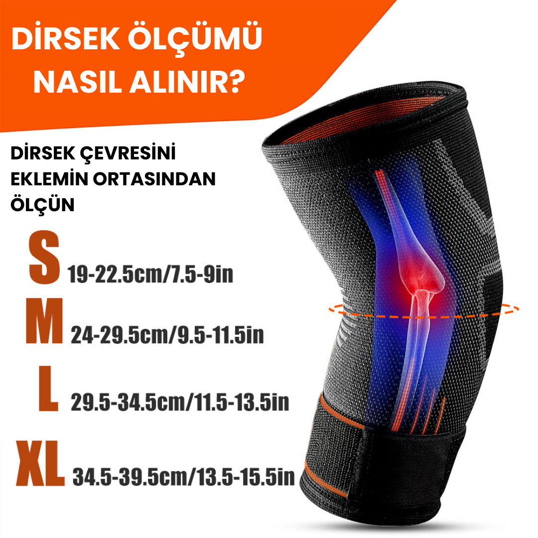 Tocalf™ Wings VBOS! 'Nefes Alabilir & Ayarlanabilir Kompresyon Dirseklik'
