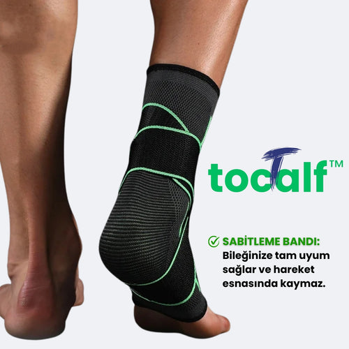 Tocalf™ Faster - Kemer Destekli Kompresyon Ayak Bilekliği