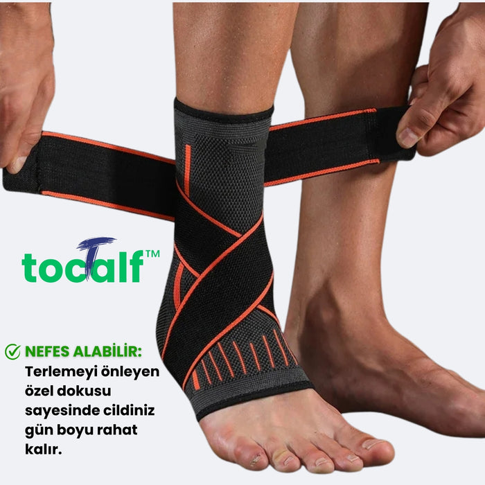 Tocalf™ Faster - Kemer Destekli Kompresyon Ayak Bilekliği