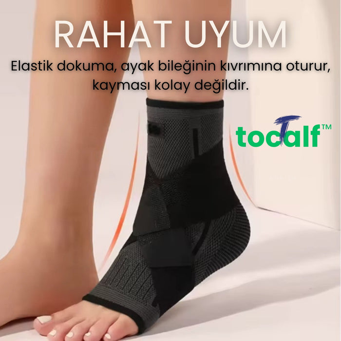 Tocalf™ Faster - Kemer Destekli Kompresyon Ayak Bilekliği